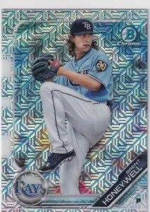 2019 BOWMAN CHROME MOJO REFRACTORS RC BRENT HONEYWELL TAMPA BAY RAYS (QTY) S3032 - Picture 1 of 2