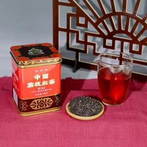 China Lichee Schwarztee Litschi Schwarztee Guangdong Litschi aromatisiert 200g Dose - Bild 1 von 12
