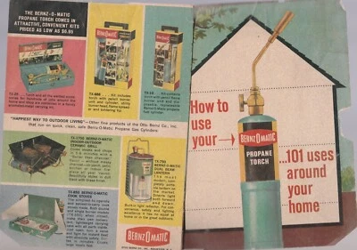 FOLLETO ANTORCHA PROPANO BERNZ-O-MATIC 1960 Foto 1 de 2