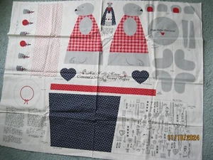 Mrs. Molly Mouse Handy Sewing Helper red & blue Joan Kessler - Concord Fabrics - Picture 1 of 2