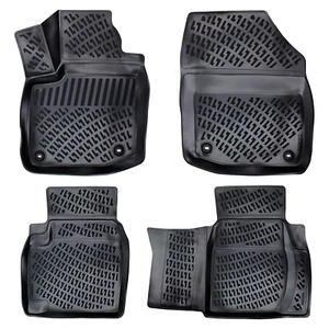 Car Floor Mats Liners For Honda Civic 2012-2017 All Season Heavy Duty Auto Rugs - Foto 1 di 12