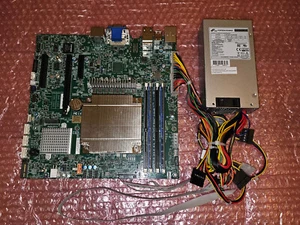 Placa madre Supermicro X12SCZ-F + CPU Core i3-10320 + 2x 8GB DDR4 RAM + fuente de alimentación - Imagen 1 de 4