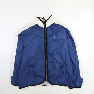 Chaqueta cortavientos vintage Nike ligera para mujer talla grande azul - Imagen 1 de 9