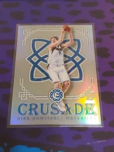 Dirk Nowitzki Mavericks 2016-17 Excalibur Crusade Silver Prizm Refractor #33 - Picture 1 of 1