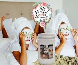 FRENCH GREEN CLAY 500g-- face mask, treat acne, deep cleanse, blackheads. - Picture 1 of 12