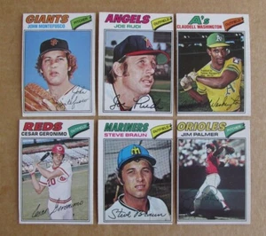 1977 O-PEE-CHEE OPC BASEBALL KARTE EINZEL VERVOLLSTÄNDIGEN SIE IHR SET SIE WÄHLEN AKTUALISIERT 8/20 - Bild 1 von 312
