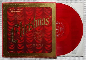 ROBERT RHEIMS Merry Christmas Carols Transparent Red Vinyl Inner Theater Organ - Picture 1 of 1