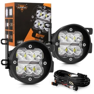 For 2014-2022 For Toyota Tacoma/4Runner/Tundra Auxbeam 3" LED Pods DRL Fog Light - Picture 1 of 12