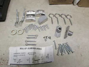 Lote de gancho de taco soporte herrajes toldo aluminio enrollable vintage autocaravana cámper móvil - Imagen 1 de 4