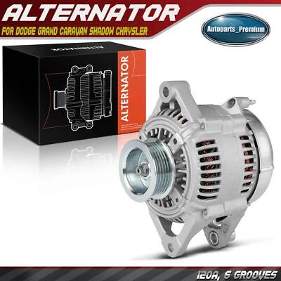 Alternator for Dodge Grand Caravan Chrysler Town & Country 120A 12V CW 6-Groove - Image 1 of 4
