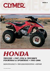 Руководство по ремонту Clymer для Honda TRX 300EX 1987-2006 годов выпуска 250X M456-4 - Изображение 1 из 1