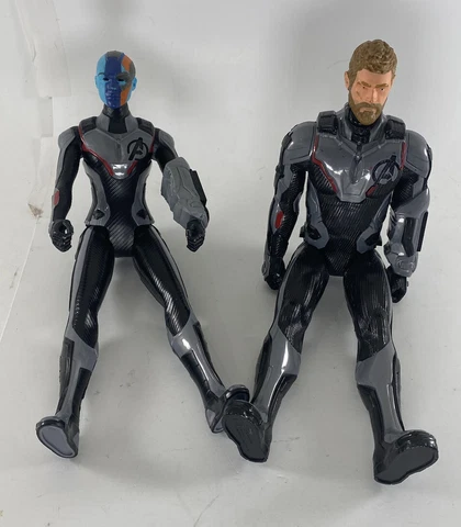 Nebula & Thor 12” Action Figure Avengers: Endgame Marvel Loose Time Travel Suit Cover