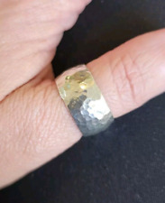 Silpada hammered sterling silver 925 ring size 8 0.37 oz / 10.5 grams