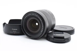 Exc Canon Zoom Lens EF-M 18-55mm f3.5-5.6 IS STM Black w/Hood Direct 573 - Picture 1 of 10