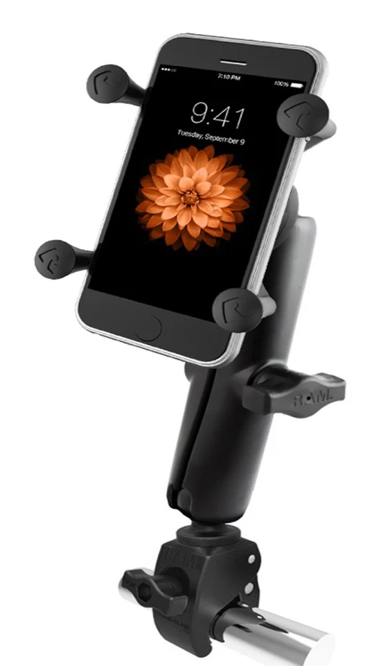 RAM Tough-Claw Handlebar Mount with Long Arm and X-Grip Holder for Smartphone - Image 1 of 1