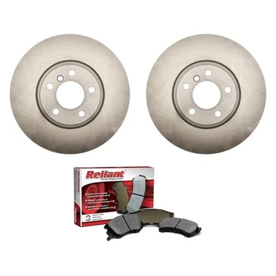 For BMW X5 07-18 Raybestos R-Line Plain Front Brake Kit w Semi-Metallic Pads Foto 1 de 4