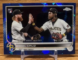 ONEIL CRUZ Sapphire Rookie Card | 2022 Topps Chrome Sapphire Update PIRATES - Picture 1 of 2