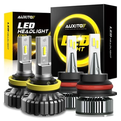 Combo 9007 LED Headlight Kit H11 Fog light Bulb For Nissan Pathfinder 2005-2012 - Image 1 of 4