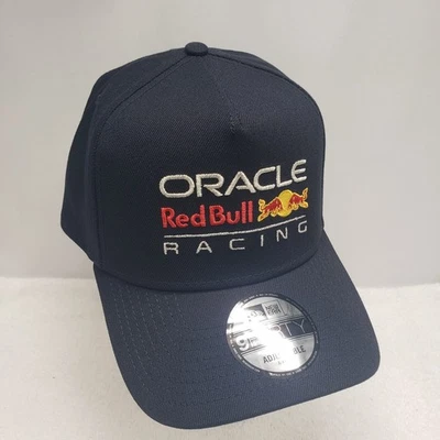 New Era Oracle Red Bull Racing 9FORTY A-Frame Trucker Snapback Hat Cap OSFM  - Image 1 of 4