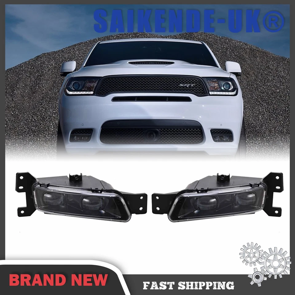 For Dodge Durango SRT 2018 2019 2020-2022 Front Bumper LED Fog Light Lamp Pair Foto 1 de 4