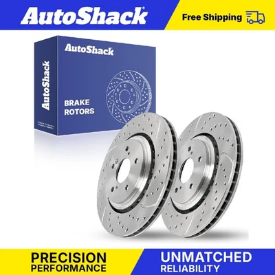 Front Drilled Slotted Brake Rotors for 2014-2016 Acura MDX 2015-2020 TLX Foto 1 de 4