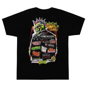 Halloween Horror Nächte OFFIZIELLES T-Shirt 2024 Haus Erwachsene LARGE!! NIEDRIGER EBAY PREIS - Bild 1 von 1