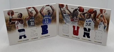 2012 Panini Preferred Rebound Booklet #/199 Olajuwon Duncan Mourning O'neal + - Image 1 of 4