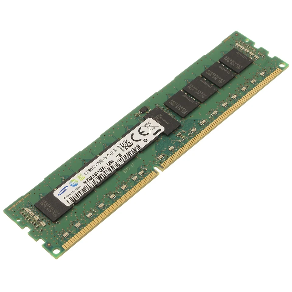 Samsung M393B1G73QH0-CMA 8GB PC3-14900 DDR3-1866MHz ECC CL13 240-Pin DIMM Memory - Image 1 of 1