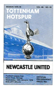 Tottenham Hotspur v Newcastle United 1975/76 League Cup Semi Final 1st leg - Picture 1 of 1