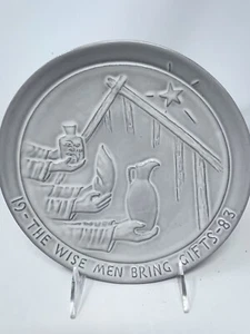 Frankoma The Wise Men Bring Gifts 1983 Collectible Christmas Plate Ceramic - Picture 1 of 5