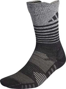 adidas Cold.RDY XCity Reflective Running Socks Black Cushioned Arch Support Crew - Picture 1 of 1