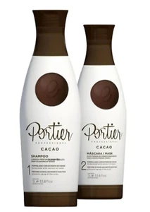 Hair Keratin Portier Cacao Straightening System set 2x1000ml 33,81 OZ - Picture 1 of 6