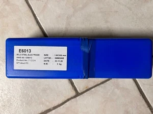 Elettrodi per saldatura acciaio D. 1,6 x 300 3 Kg E6013 MILD STEEL 804564 - Foto 1 di 2