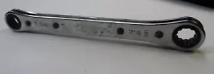 Snap on R1214B 3/8 x 7/16 12pt Ratcheting Box Wrench USA - Bild 1 von 2