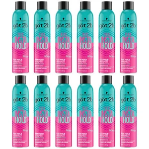 Pack of (12) New Got2b Flex Insta Hold Hair Spray, 9.1 oz - Picture 1 of 4