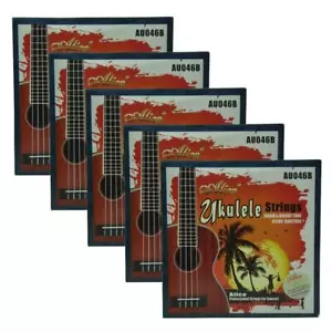 5Sets Alice Baritone Ukulele Strings Modified Nylon EBGD Silver-Plated AU046B - Picture 1 of 4