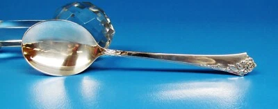 Oneida 大马士革玫瑰纯银汤勺 6 1/2 - 37 克 — 第 1/4 张图片