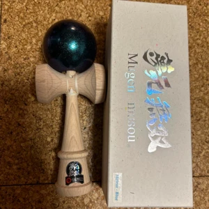 【Mugen Musou Kendama】GLOKEN Meteor-Blue Wood Toy Japan High Quality Boxed - Picture 1 of 16