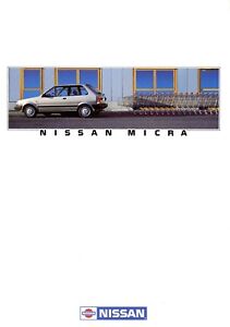 Nissan Micra Prospekt 1985 8/85 D brochure brosjyre catalogus Katalog catalog
