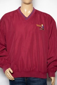 Vintage Crest Signature Golf Windbreaker Midwest Golf Tournament Maroon XL 90's - Picture 1 of 8