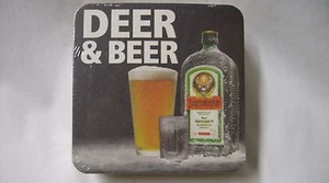 (20) JAGERMEISTER - ""CIERVO Y CERVEZA"" MONTAÑA RUSA DE CARTÓN PROMOCIONAL *NUEVO* - Imagen 1 de 5