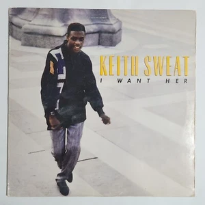 KEITH SWEAT - 'I Want Her' 12" Vinyl Single Record 1987 U.S. PRESSING ELEKTRA - Picture 1 of 6