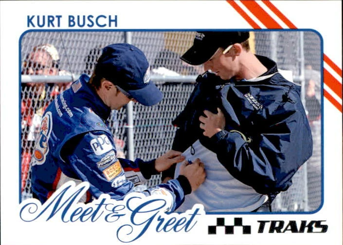 Kurt Busch 2007 Press Pass Traks Meet & Greet Card #67 - Image 1 of 2