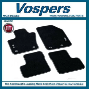 Genuine Fiat 500X Set Of Four Velour Carpet Mats With Twin Fixings 50927525 - Picture 1 of 1