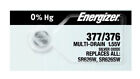 1 x FRESH CARDED Energizer 377 376 SILVER OXIDE WATCH BATTERY SR626SW SR626W