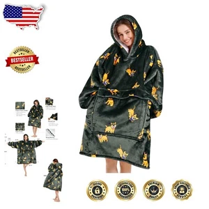 Extremely Comfortable Kids Hoodie Blanket - Ideal Gift for Birthday Celebrations - Picture 1 of 8