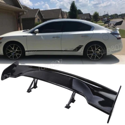 For Nissan Maxima Sedan 46'' GT-Style Racing Rear Trunk Spoiler Wing Lip Glossy - Image 1 of 4
