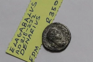 🧭 🇮🇹 ANCIENT ROMAN ELAGABALUS AR DENARIUS VICTORIA AVG RIC IV 161 SHARP DETAI - Picture 1 of 6