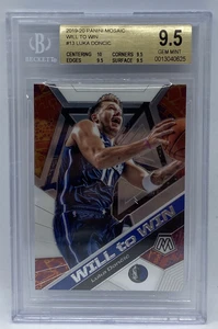 2019 20 Panini Mosaic Luka Doncic Will to Win #13 BGS 9.5 True Gem Mint - Picture 1 of 4