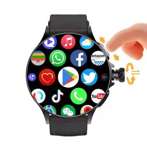 HOT GT200 Smart Watch 4G Android 10.0 System GPS WIFI SIM Card 1.95'' AMOLED Scr - Picture 1 of 15